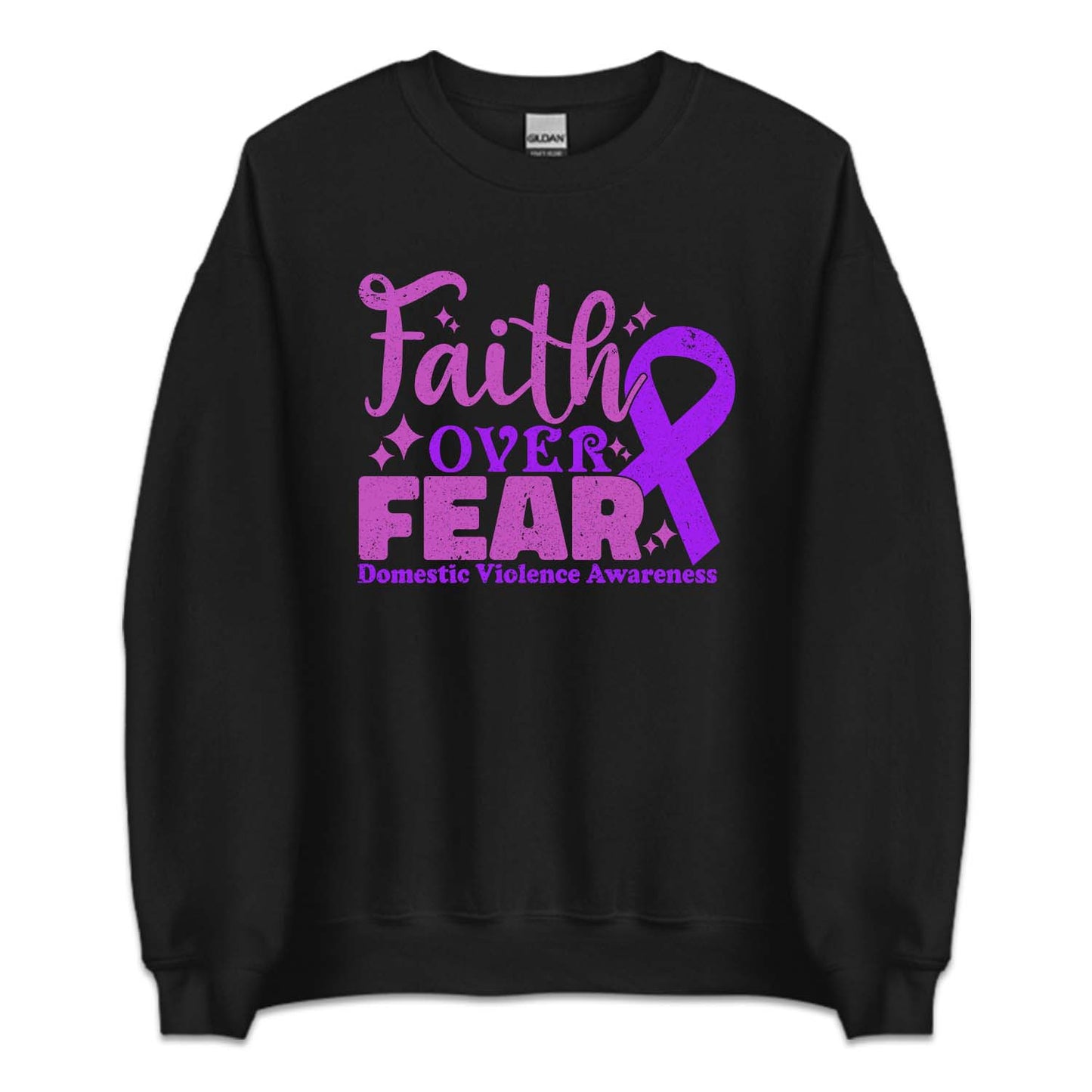 Domestic Violence Awareness DV Warrior Purple Ribbon | PRODUCT CODE: PRLRBNIODM
