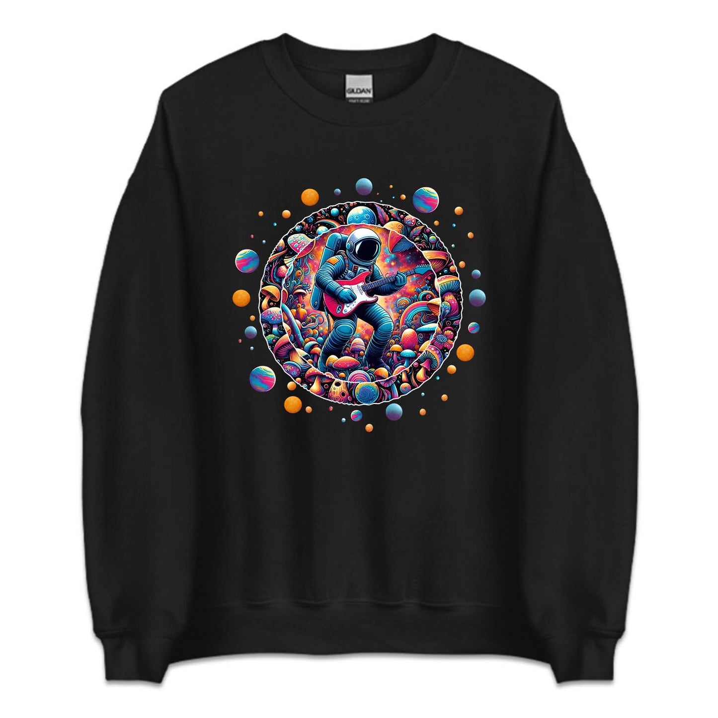 Psychedelic Astronaut Playing Guitar | PRODUCT CODE: ASTRPSDYLG