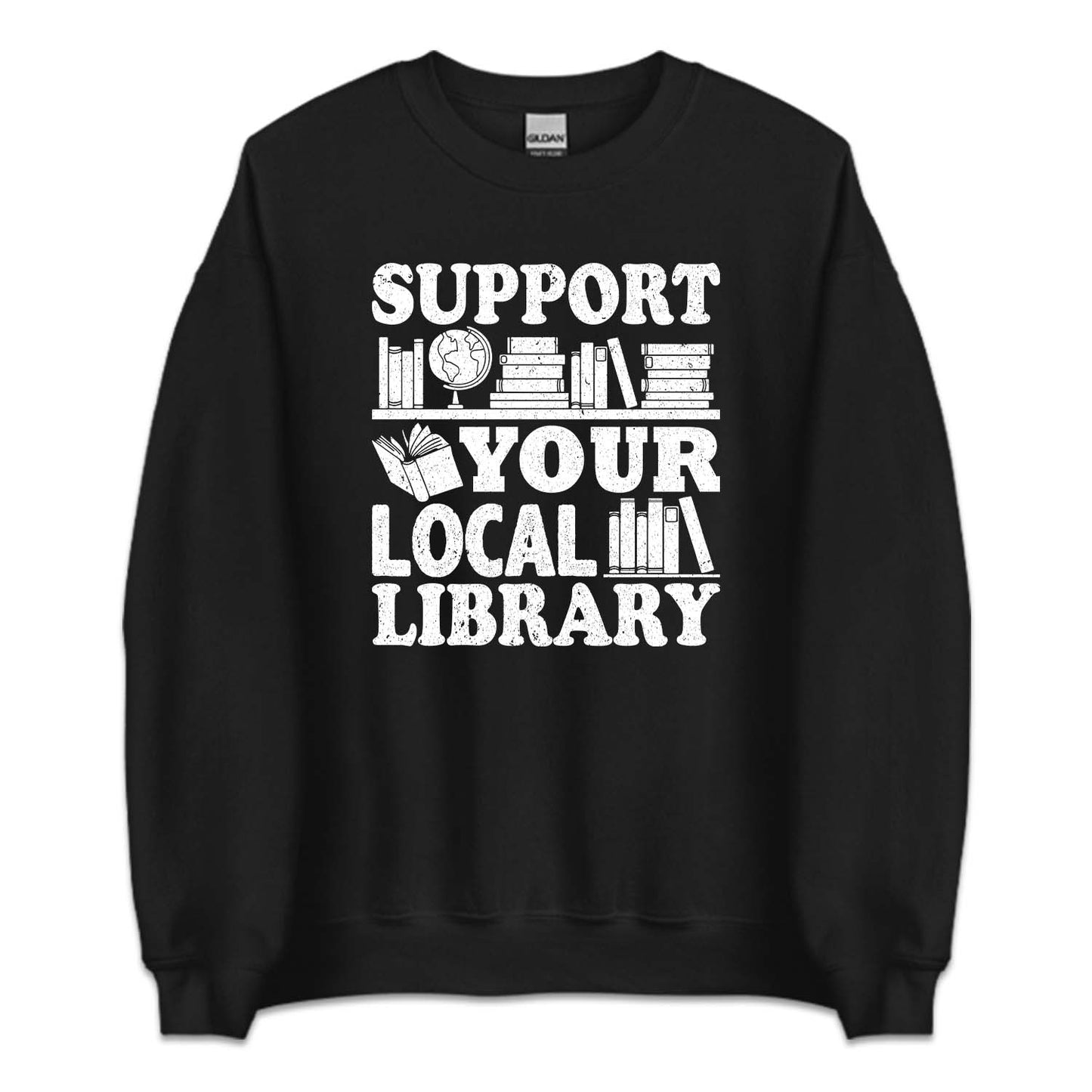 Support Your Local Library Reading Enthusiast | PRODUCT CODE: SPRUTLCOB
