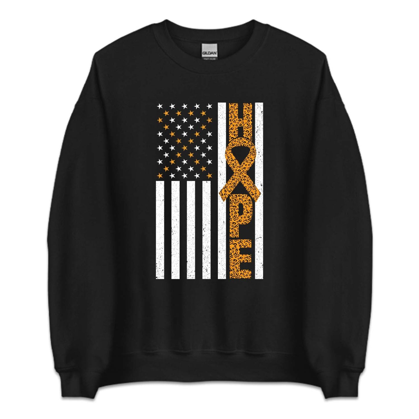 Hope COPD Awareness USA Flag Lung Health Support | PRODUCT CODE: HPAMRCNFLG