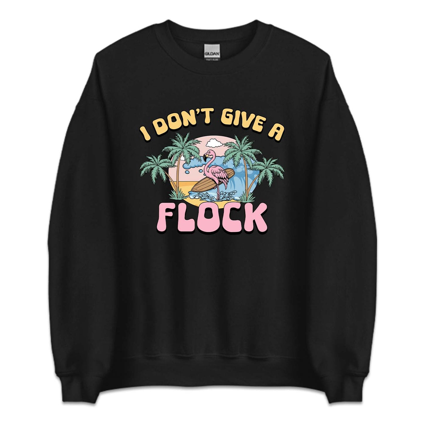 I Don't Give a Flock Funny Flamingo | PRODUCT CODE: IDNTFLKCO