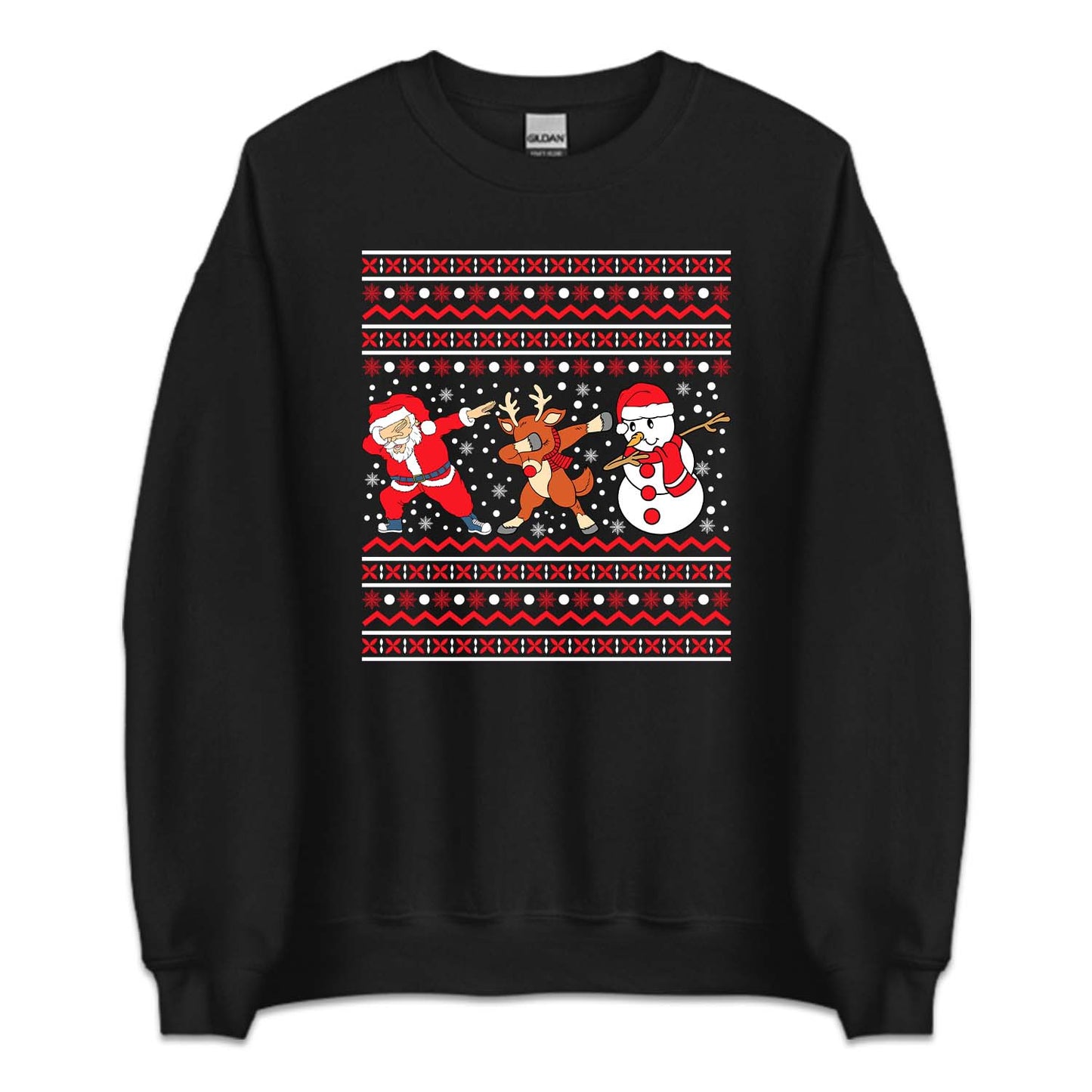 Dabbing Santa Claus Reindeer Snowman Christmas Xmas Dab Dance | PRODUCT CODE: SBGCLRNOWMA