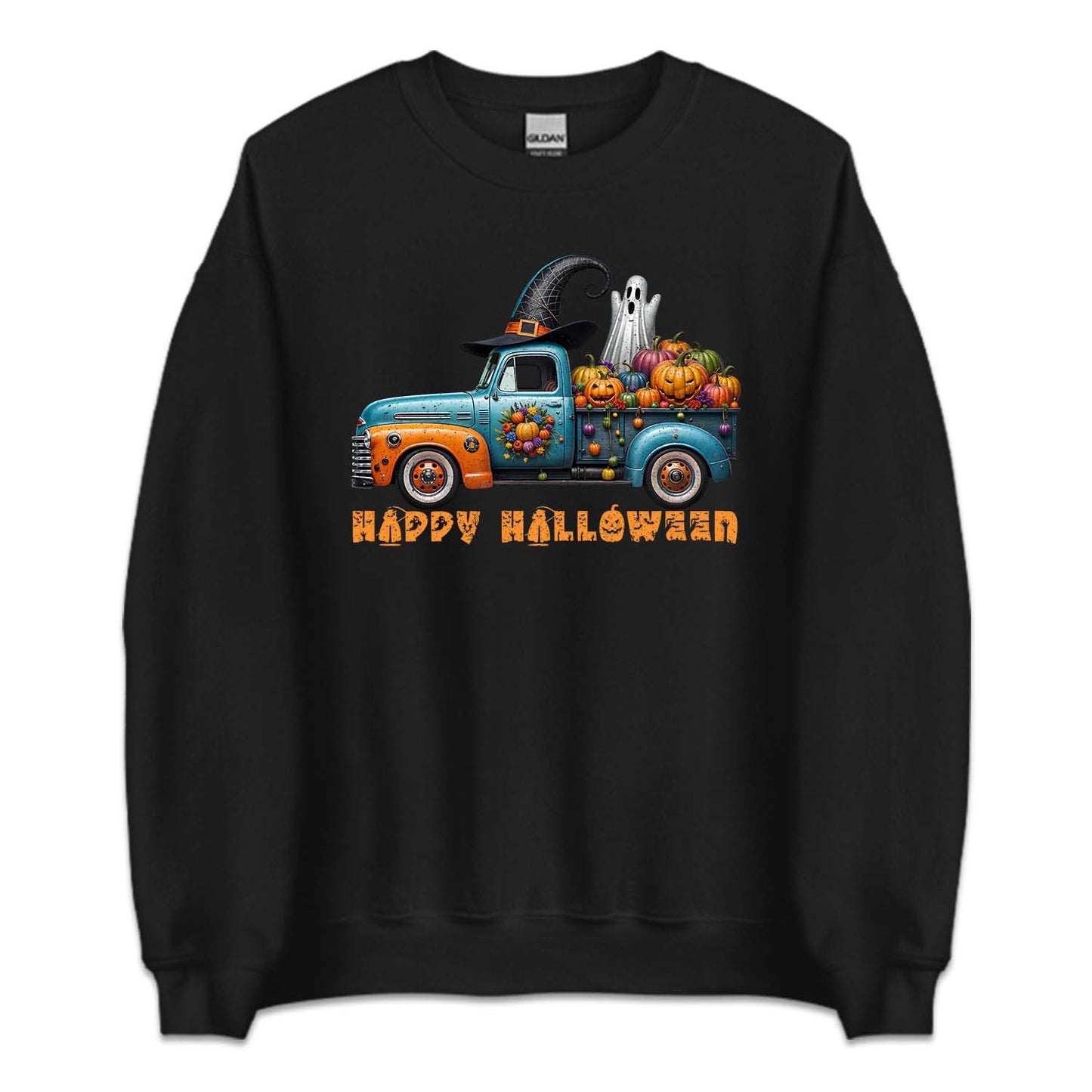 Halloween Pickup Truck Boo Ghost Pumpkins | PRODUCT CODE: HLPCKPUCK