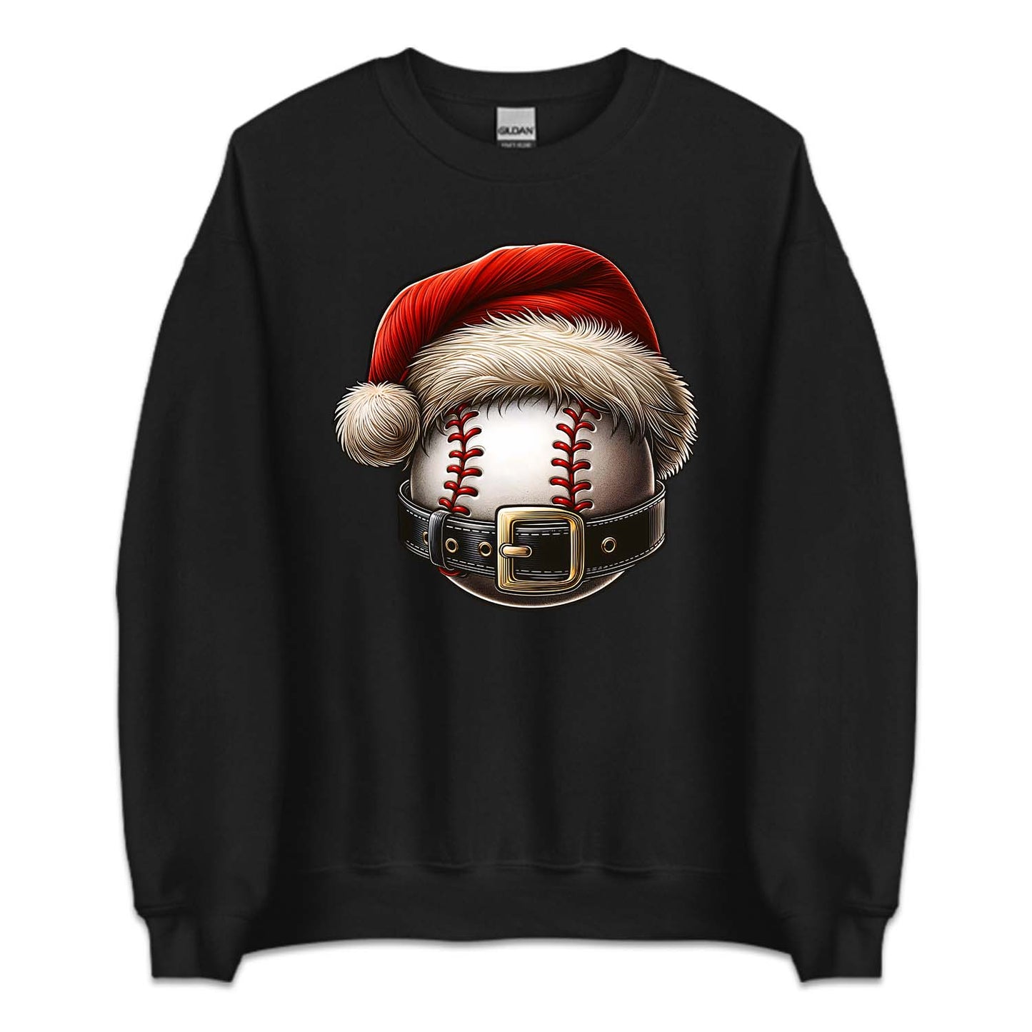 Baseball Christmas Santa Hat & Belt Baseball Xmas Sports | PRODUCT CODE: BSALCHRTANH