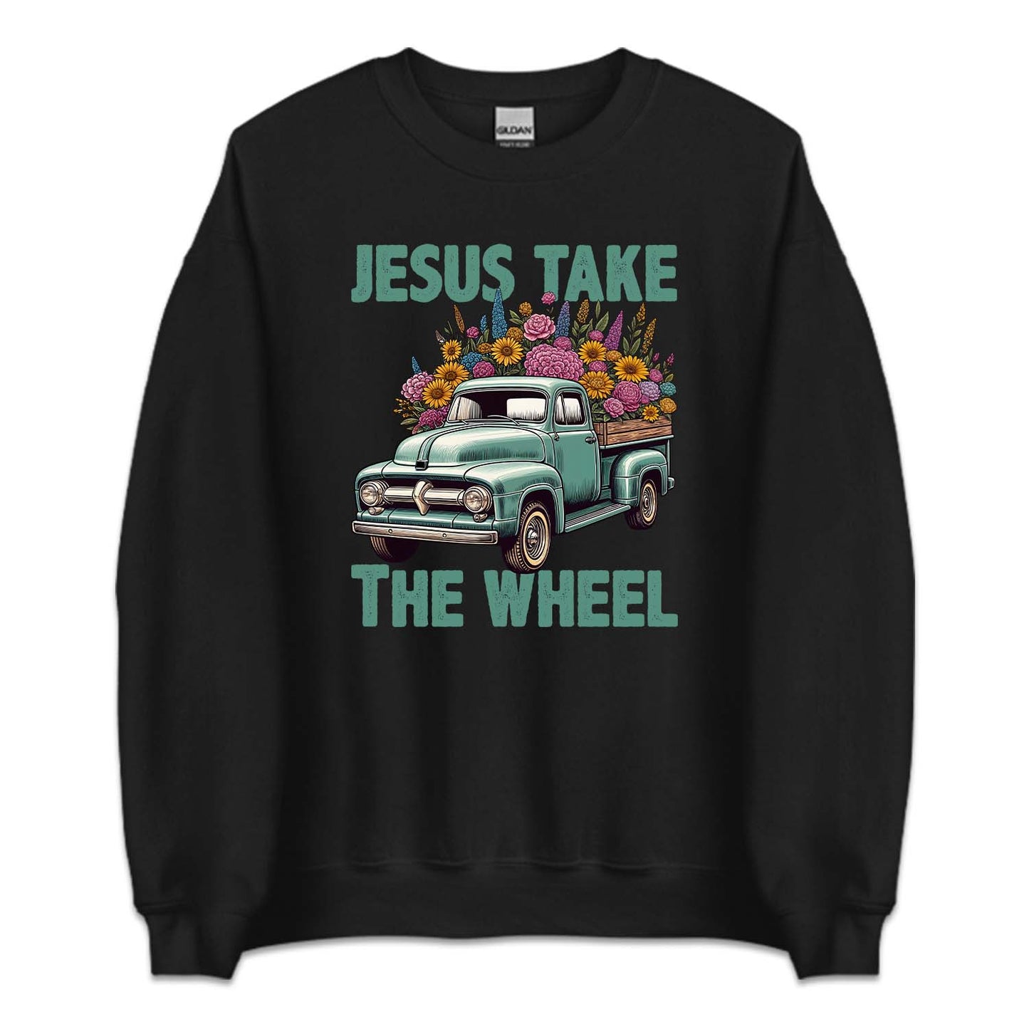 Jesus Take The Wheel Christian Floral | PRODUCT CODE: JSUTKHELCR