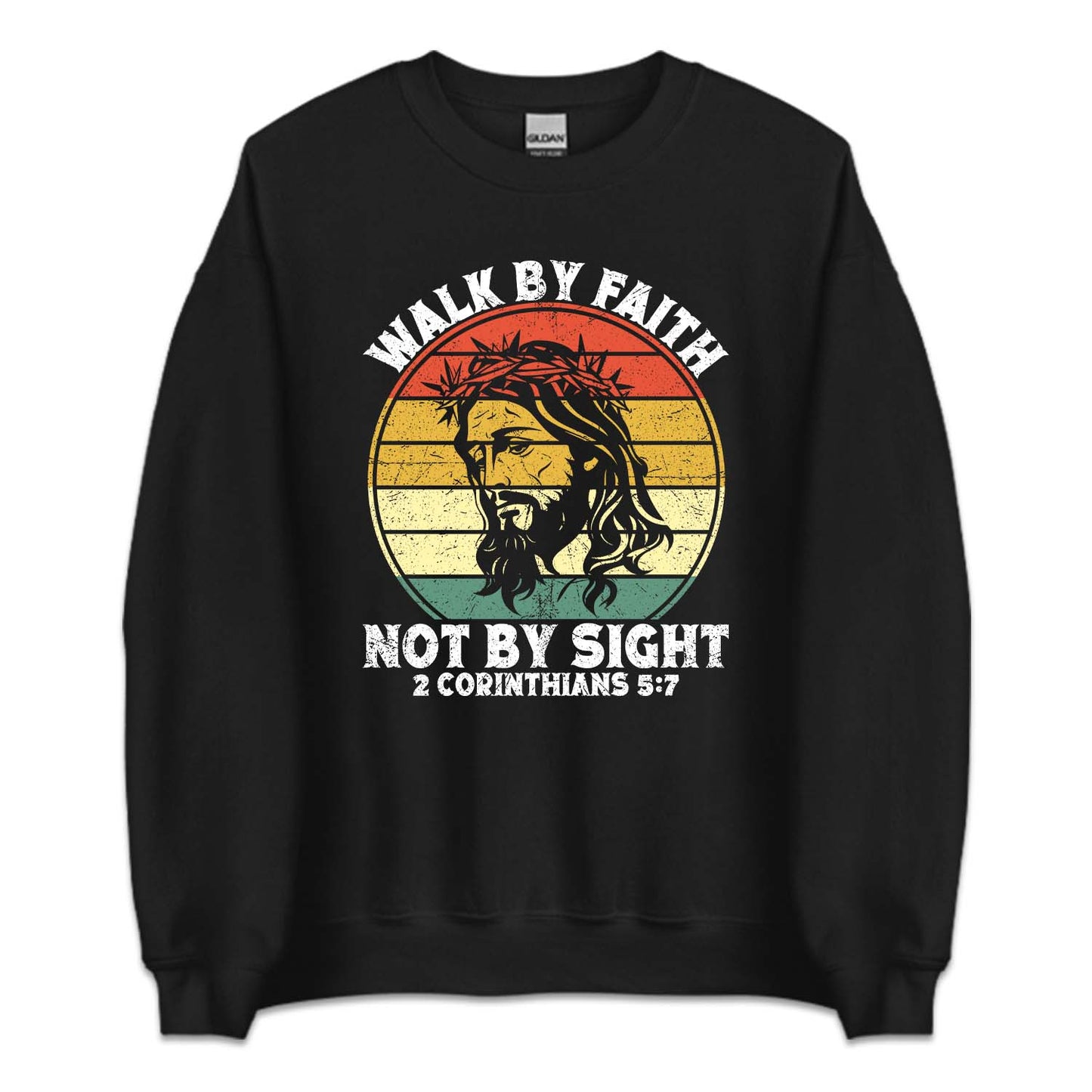 Walk By Faith Not By Sight 2 Corinthians 5:7 Jesus Believer | PRODUCT CODE: WLKBFTHNB