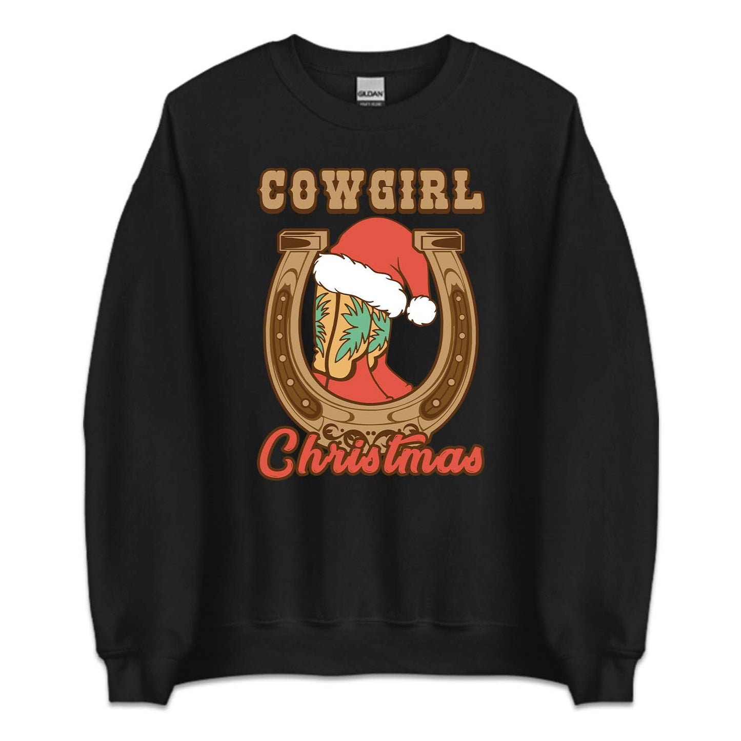 Cowgirl Christmas Festive Western Country Xmas | PRODUCT CODE: CWGLRTMSWRN