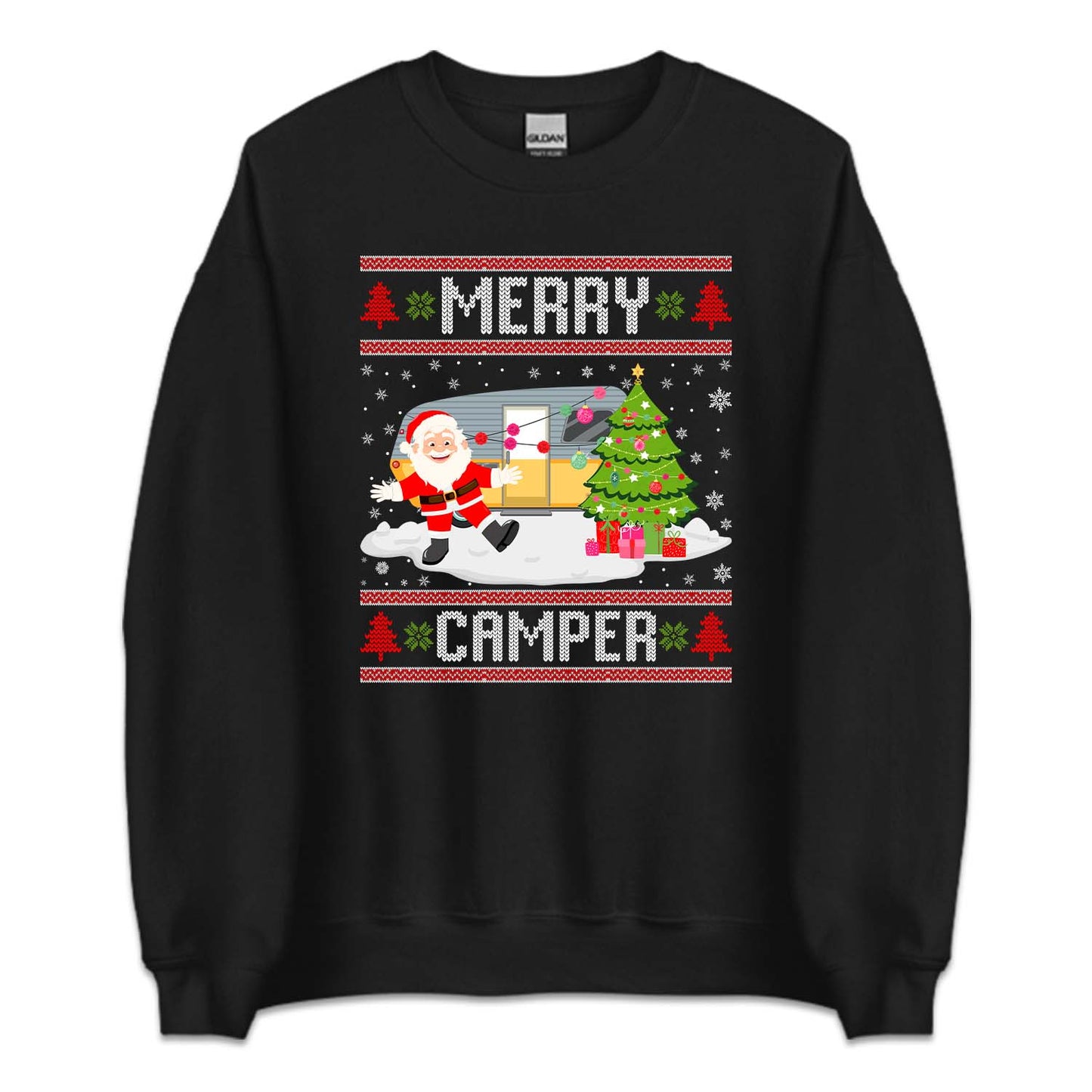 Merry Camper Christmas Holiday RV Santa Camping Xmas | PRODUCT CODE: MYRCHPREMS