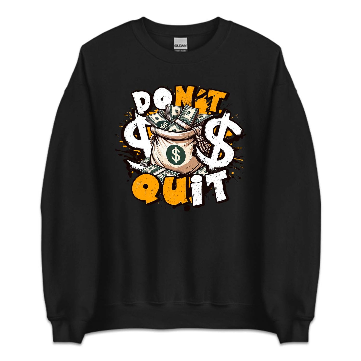 Don't Quit Money Bag Dream Chasers Inspirational Success | PRODUCT CODE: DTNQUMNBG