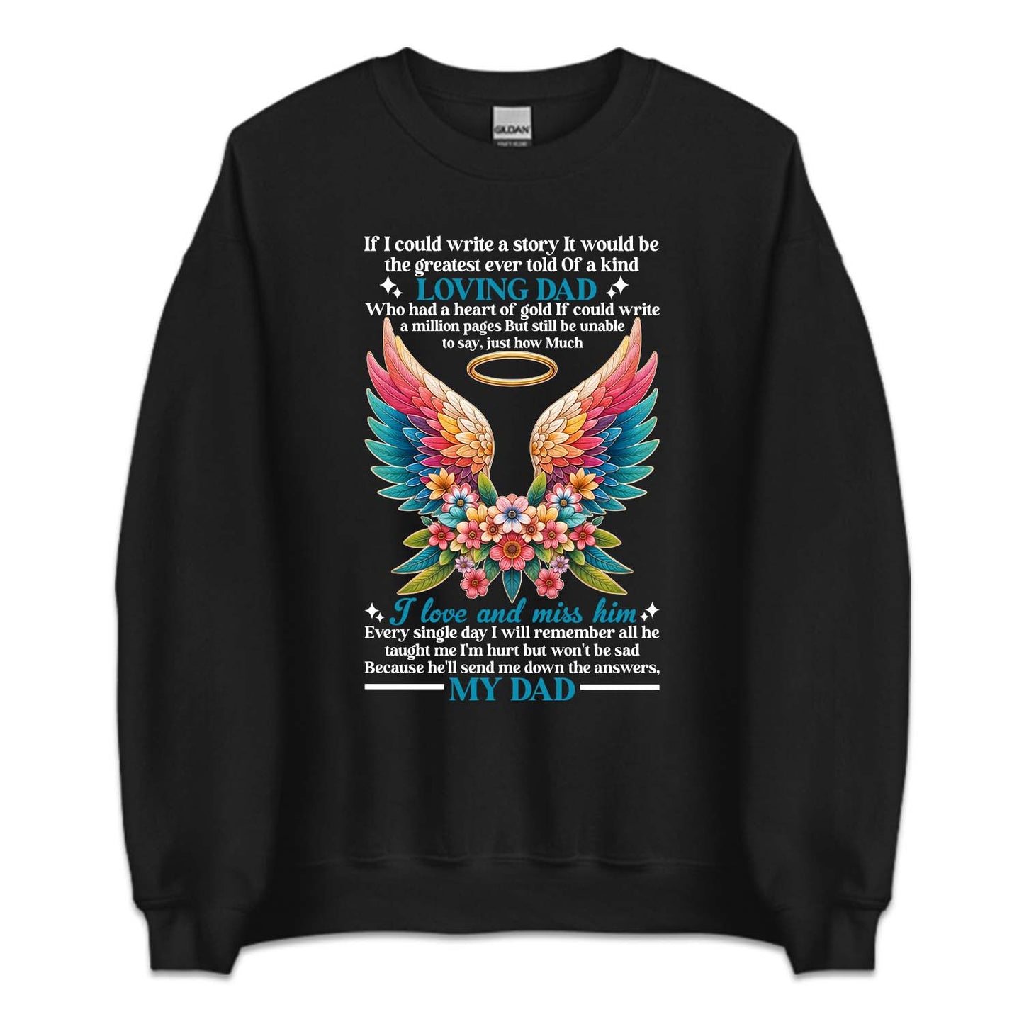 Loving Dad Angel In Heaven Daddy Remembrance Memorial Sentimental Keepsake | PRODUCT CODE: LVNGLWNSHA