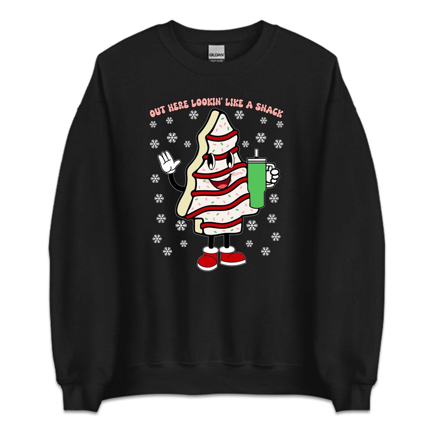 Out Here Lookin Like A Snack Christmas Tree Cake Xmas | PRODUCT CODE: UTOLKNISNKCH