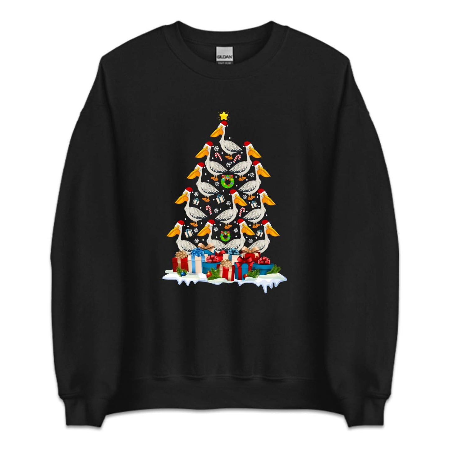 Pelican Christmas Tree Xmas Santa Bird Holiday Festive | PRODUCT CODE: PLCHERTSNB