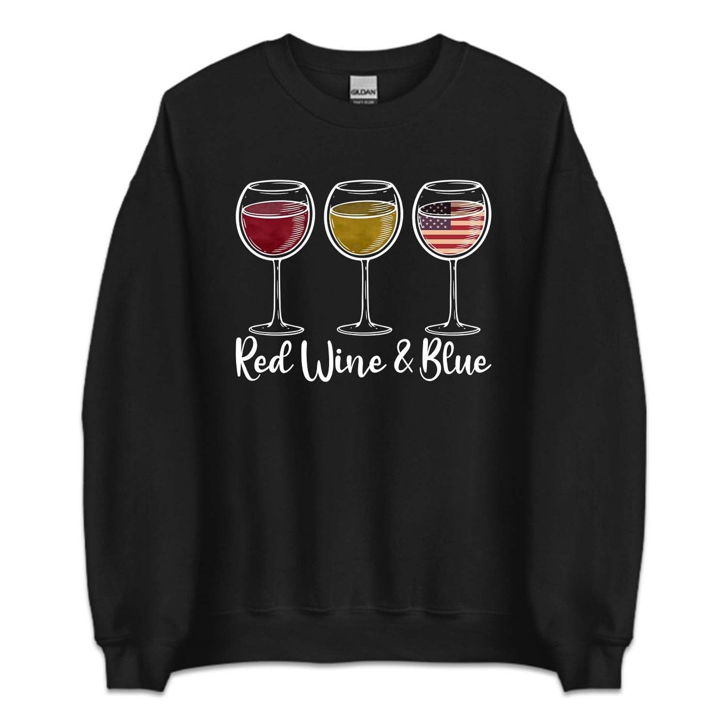 Red Wine & Blue 4th Of July American Flag | PRODUCT CODE: FRTHRDWNB