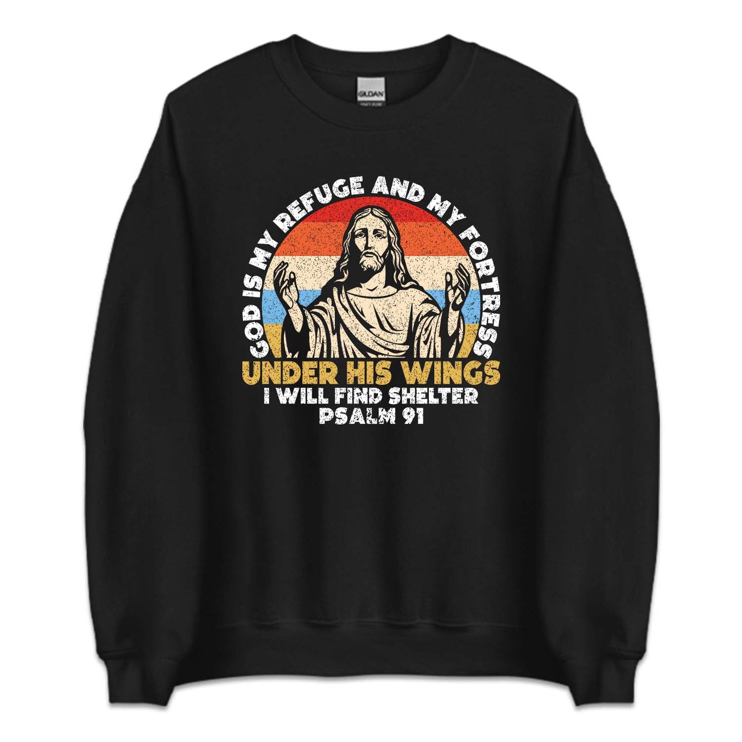 God Is My Refuge And My Fortress Under His Wings Psalm 91 | PRODUCT CODE: DGSIMRFGEF