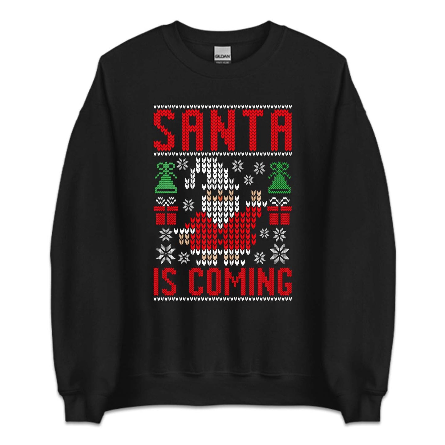 Santa Is Coming Ugly Christmas Festive Xmas | PRODUCT CODE: SNTCMNGULY