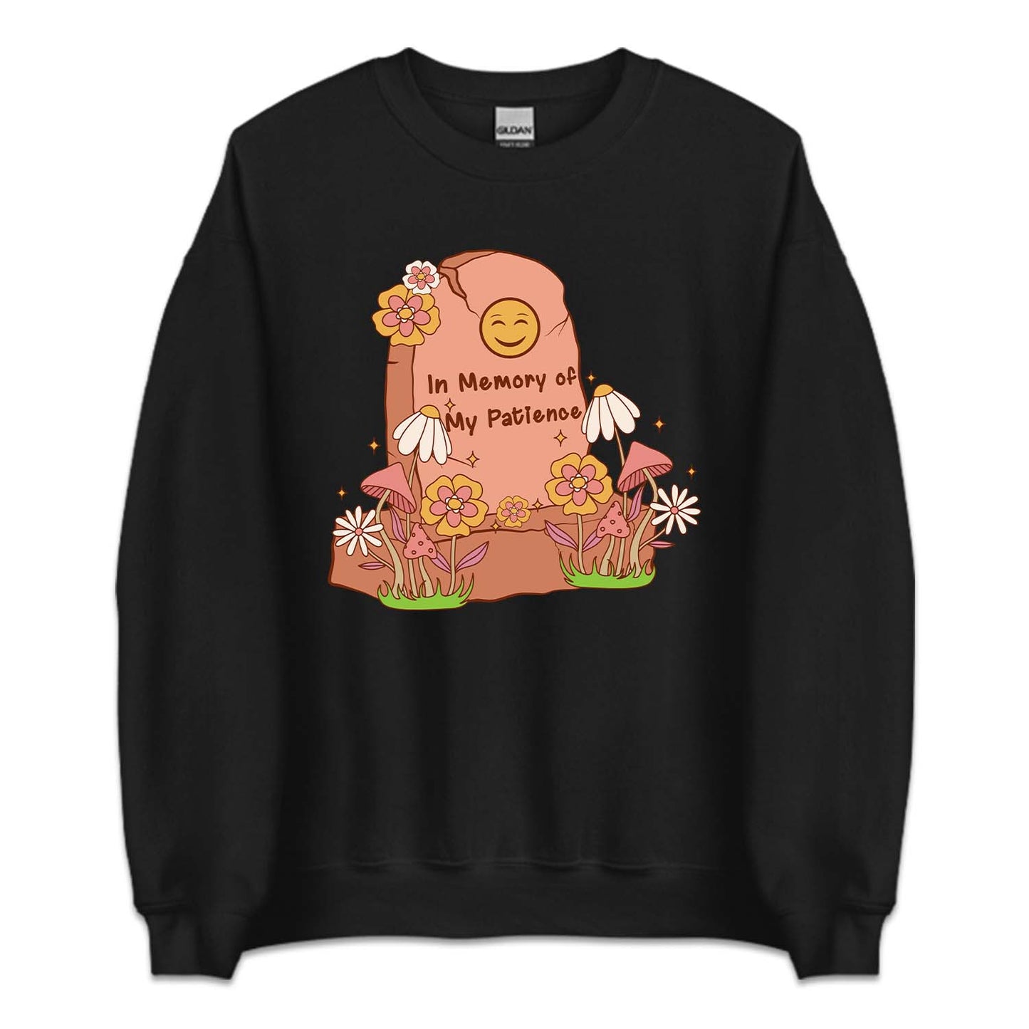 In Memory Of My Patience Floral Gravestone | PRODUCT CODE: MROYFPTNC