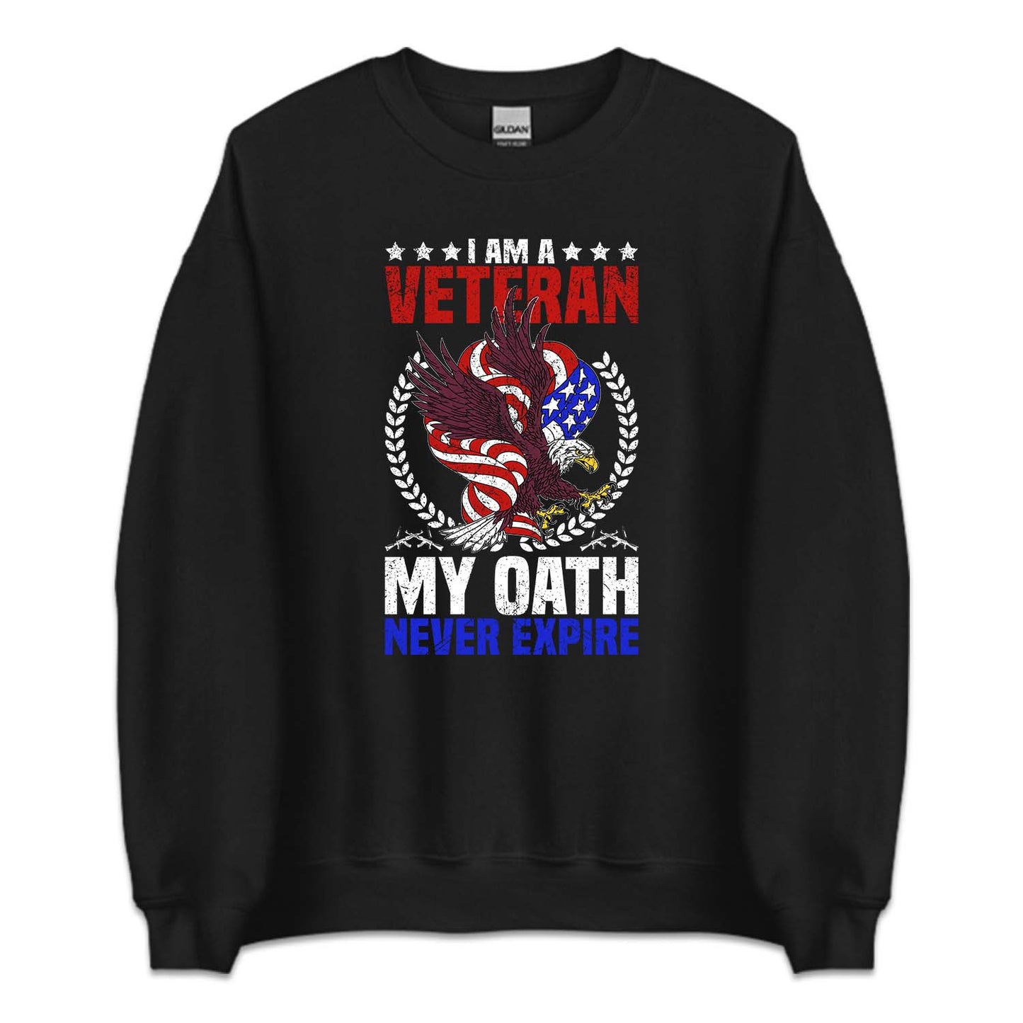 I Am A Veteran My Oath Never Expire USA Eagle Military Service | PRODUCT CODE: VTRNOHTEXA