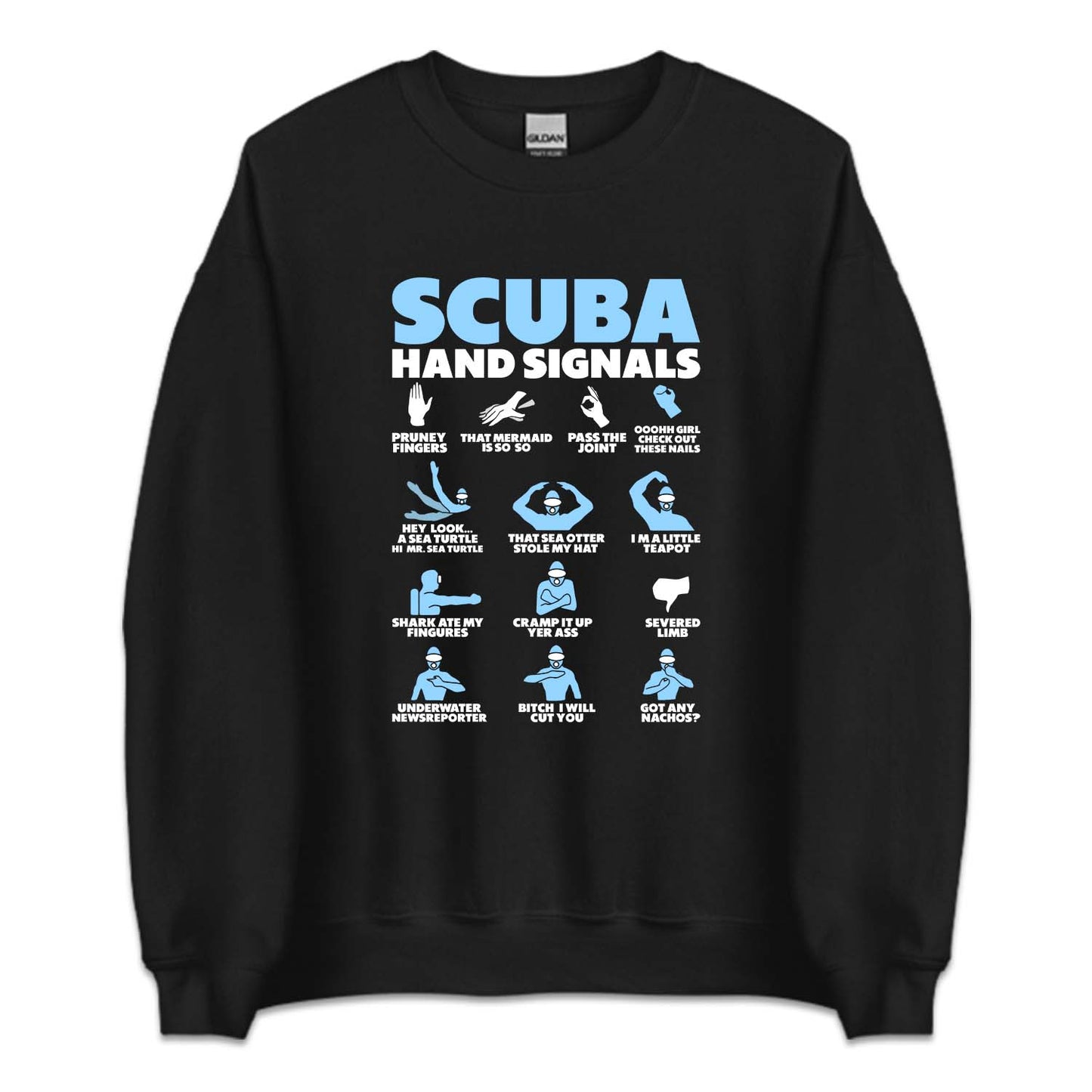 Scuba Hand Signals Ocean Adventure | PRODUCT CODE: SCBAHNDGL