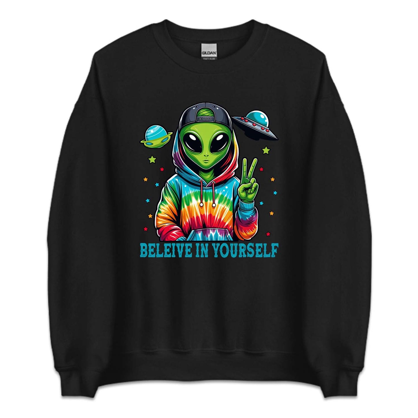 Believe In Yourself Motivational Alien | PRODUCT CODE: ALBEVNYRU