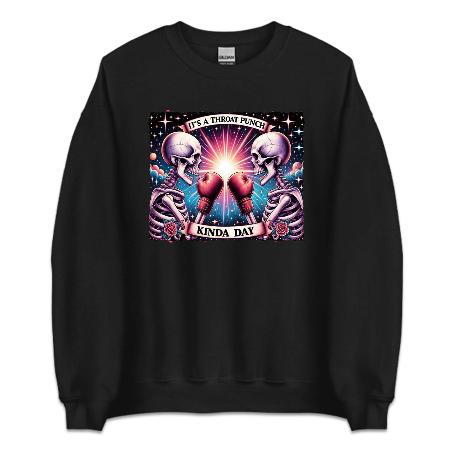 It's A Throat Punch Kinda Day Snarky Skeletons | PRODUCT CODE: ITHRAPNCKN