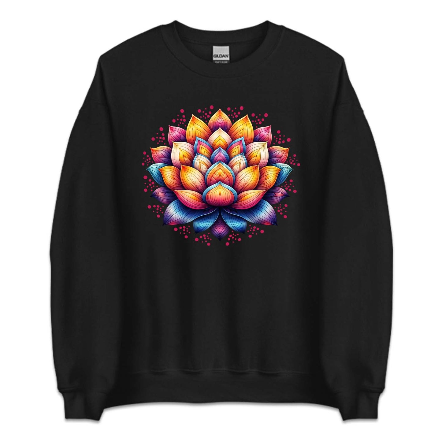 Psychedelic Colorful Lotus Flower | PRODUCT CODE: PSYDLTUSFLO