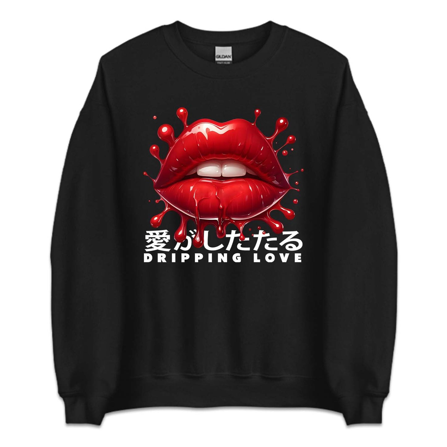 Glossy Red Lips Dripping Love Japanese | PRODUCT CODE: GLSYLIPDRE
