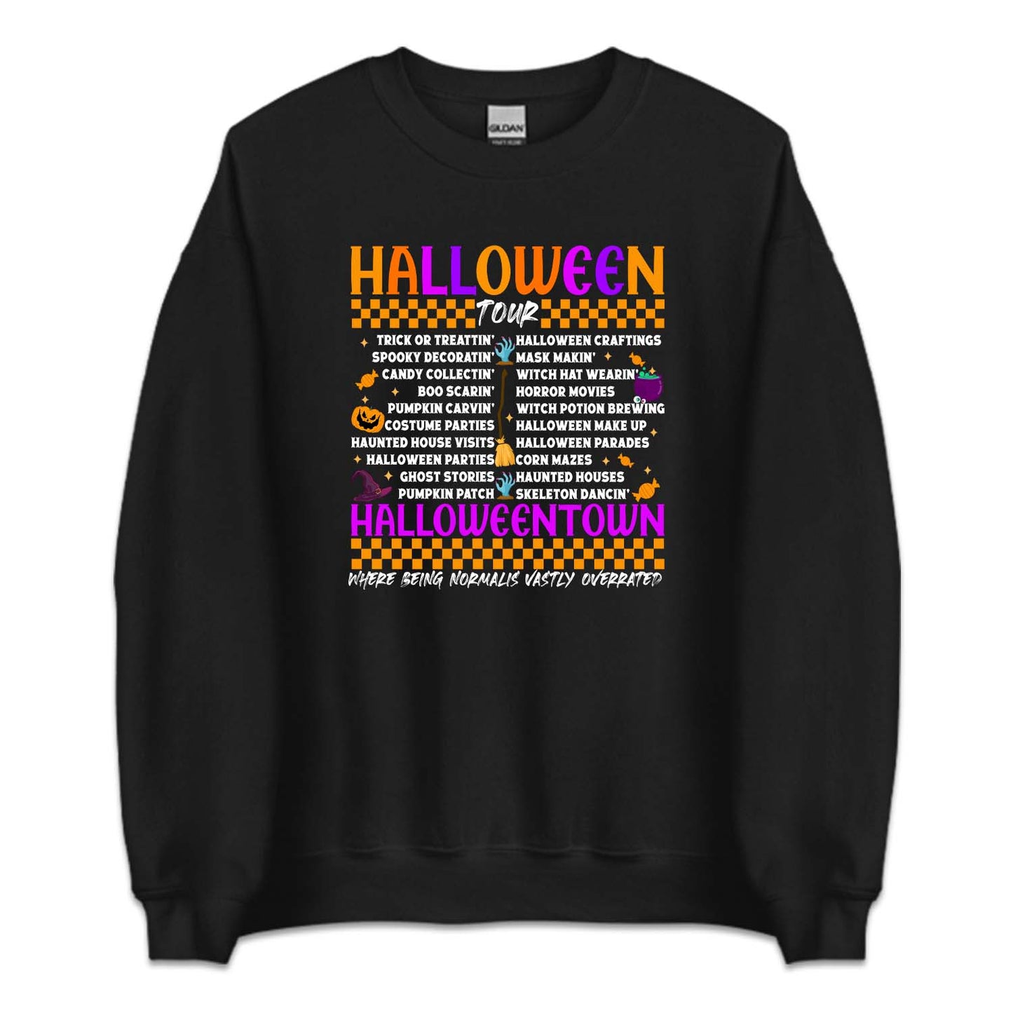Halloween Tour Fall Vibes Spooky Autumn Festive Costume | PRODUCT CODE: HLWTRUOWNF