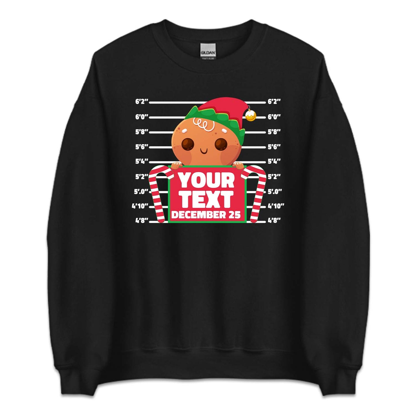 Personalised Christmas Inmate Gingerbread North Pole Correctional Xmas | PRODUCT CODE: PRGNMATGSHC