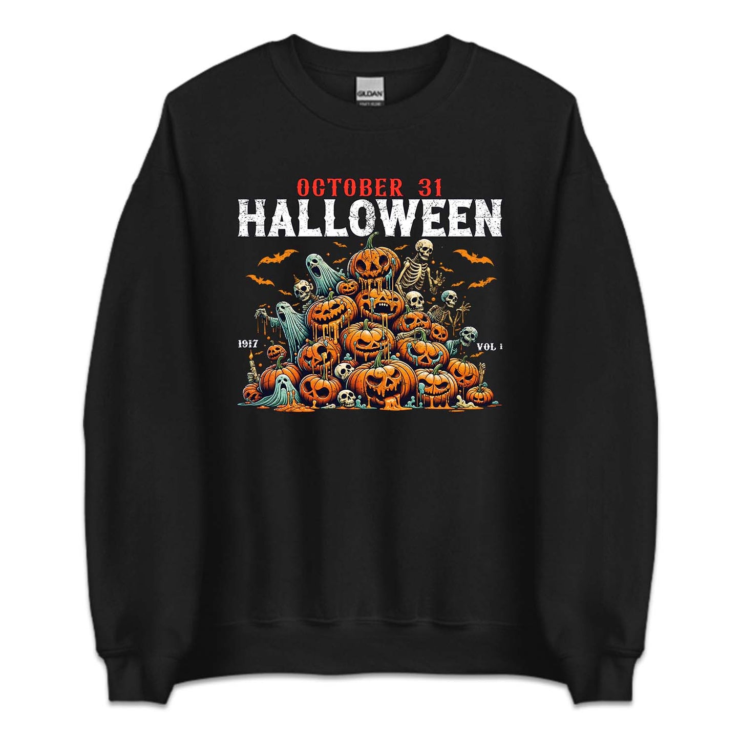 Vintage Halloween Monster Mash Dripping Jack-O'-Lanterns | PRODUCT CODE: VGTHLWMSH
