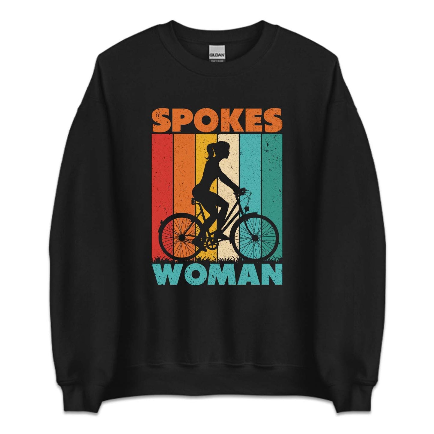 Female Cyclist Spokes Woman Bike Lover | PRODUCT CODE: SPBKCYLEWM