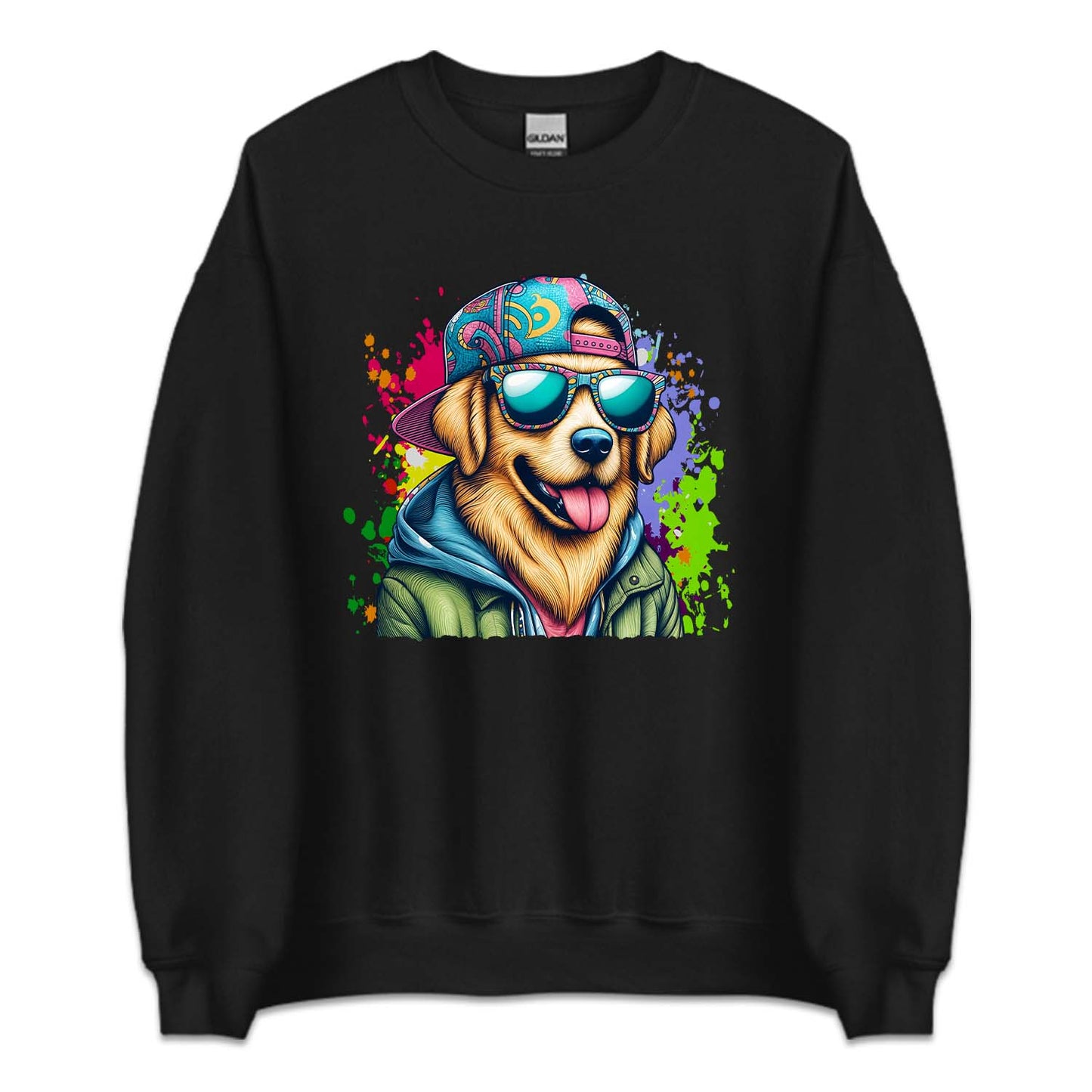 Golden Retriever Dog with Sunglasses | PRODUCT CODE: GLODRVTKNP