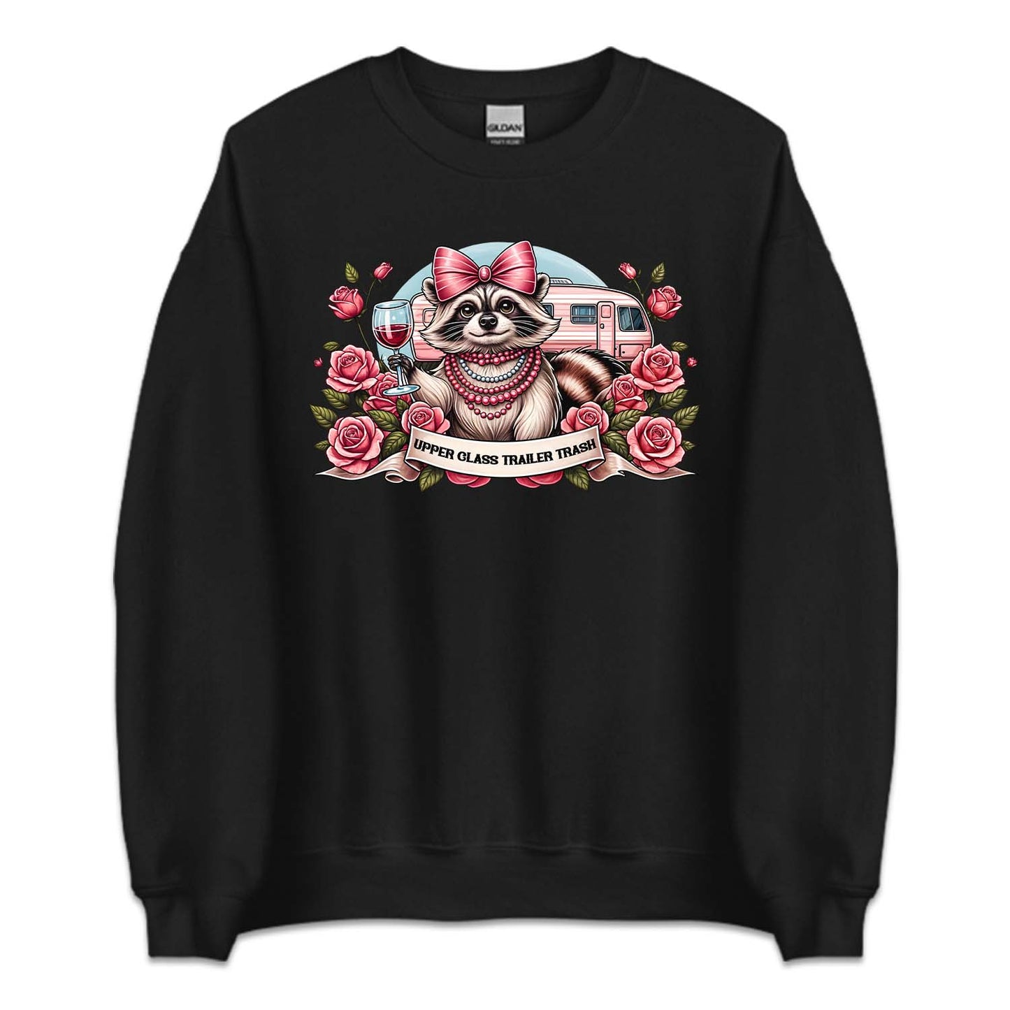 Upper Class Trailer Trash Cute Raccoon | PRODUCT CODE: UPRCLSTRSH