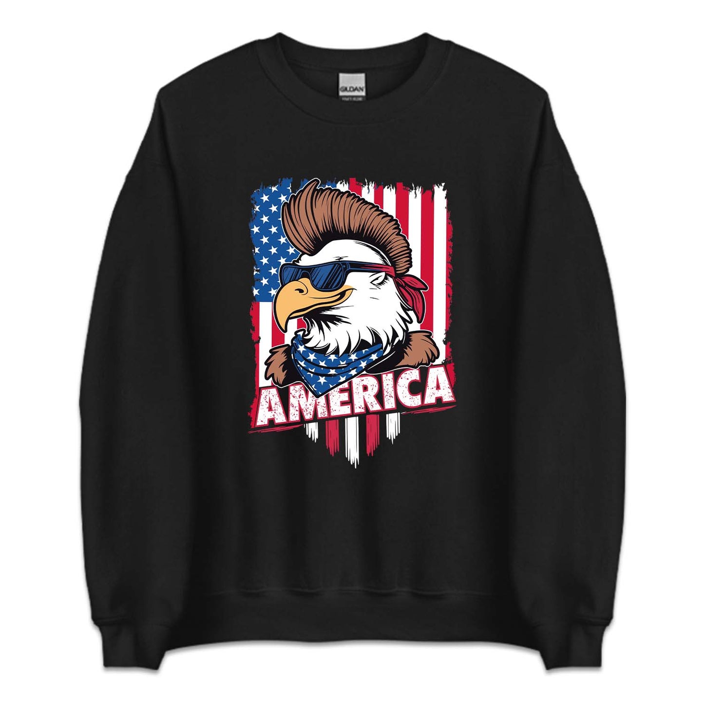 American Flag Bald Eagle Mohawk Sunglasses | PRODUCT CODE: AMRCNFLGB