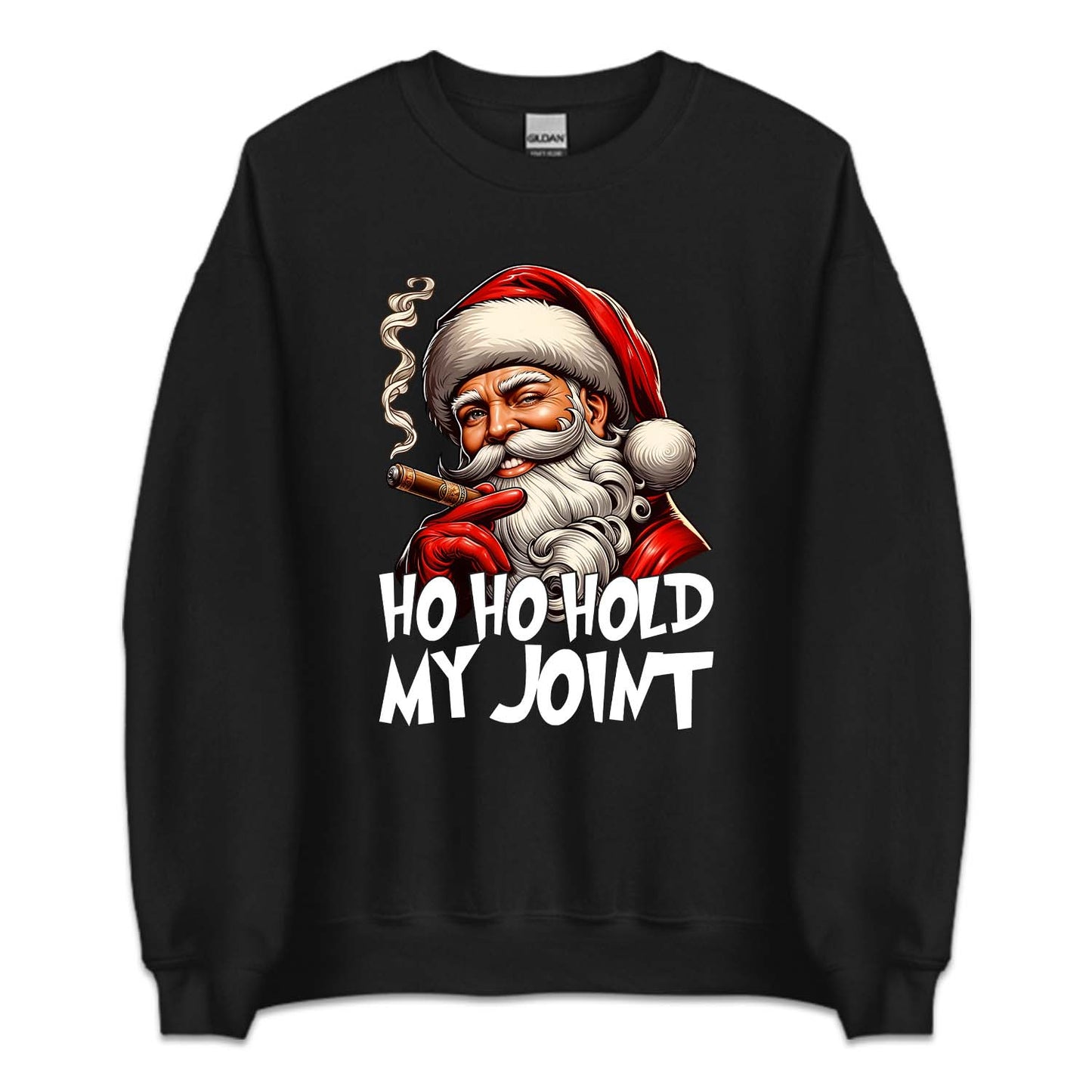 Christmas Cannabis Santa Hold My Joint Xmas | PRODUCT CODE: STNAHLDJCH