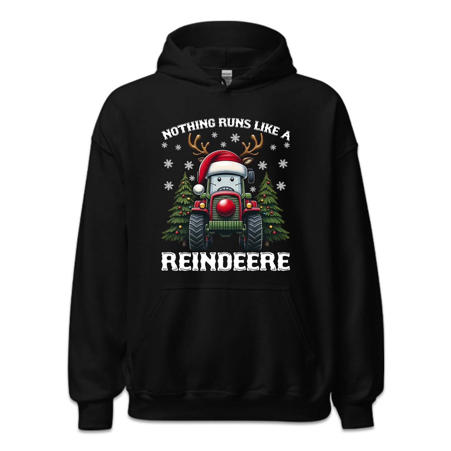 Reindeer Tractor Christmas Nothing Runs Like Reindeer Xmas Farming | PRODUCT CODE: RNDRTRCHMG