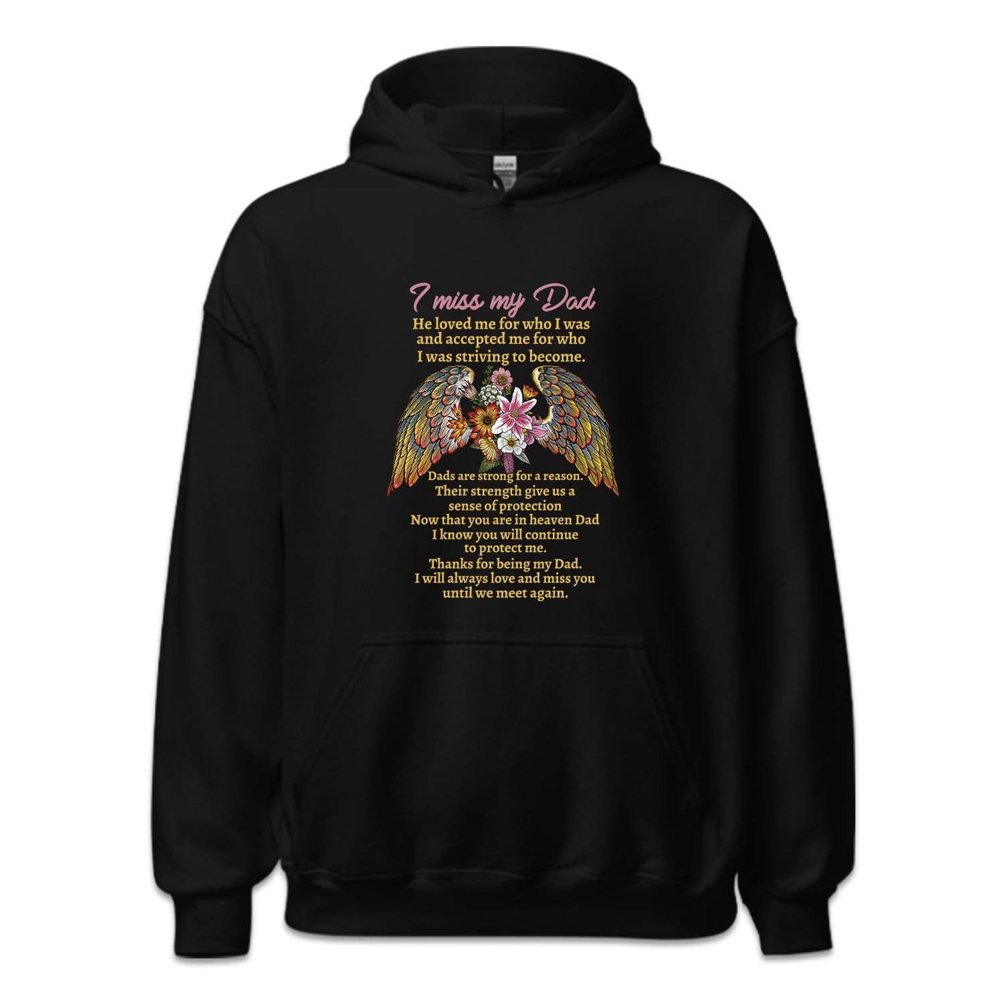I Miss My Dad Memorial Angel Dad Remembrance Quote | PRODUCT CODE: MISYDAORLQU