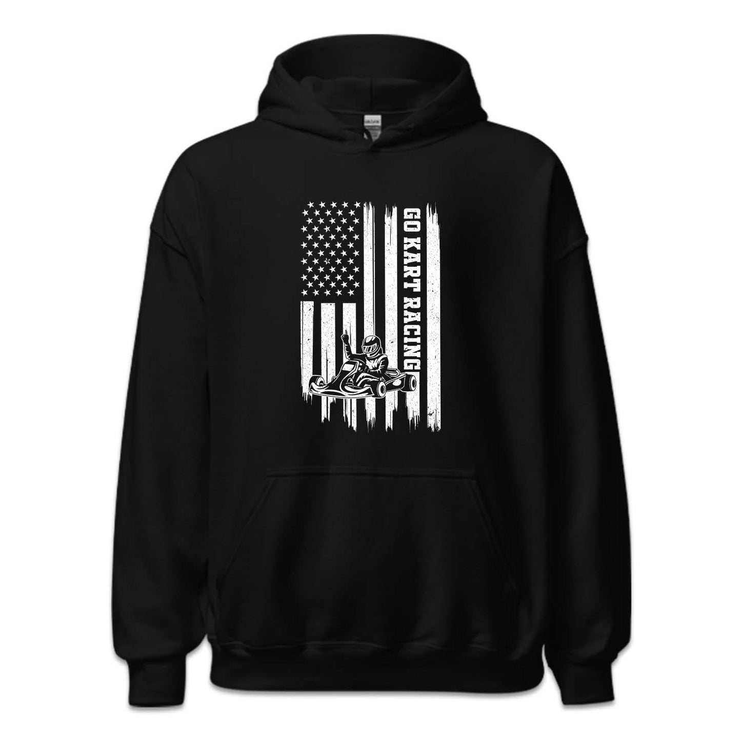 USA Flag Go Kart Racing Lover | PRODUCT CODE: GKRTAMUSFL