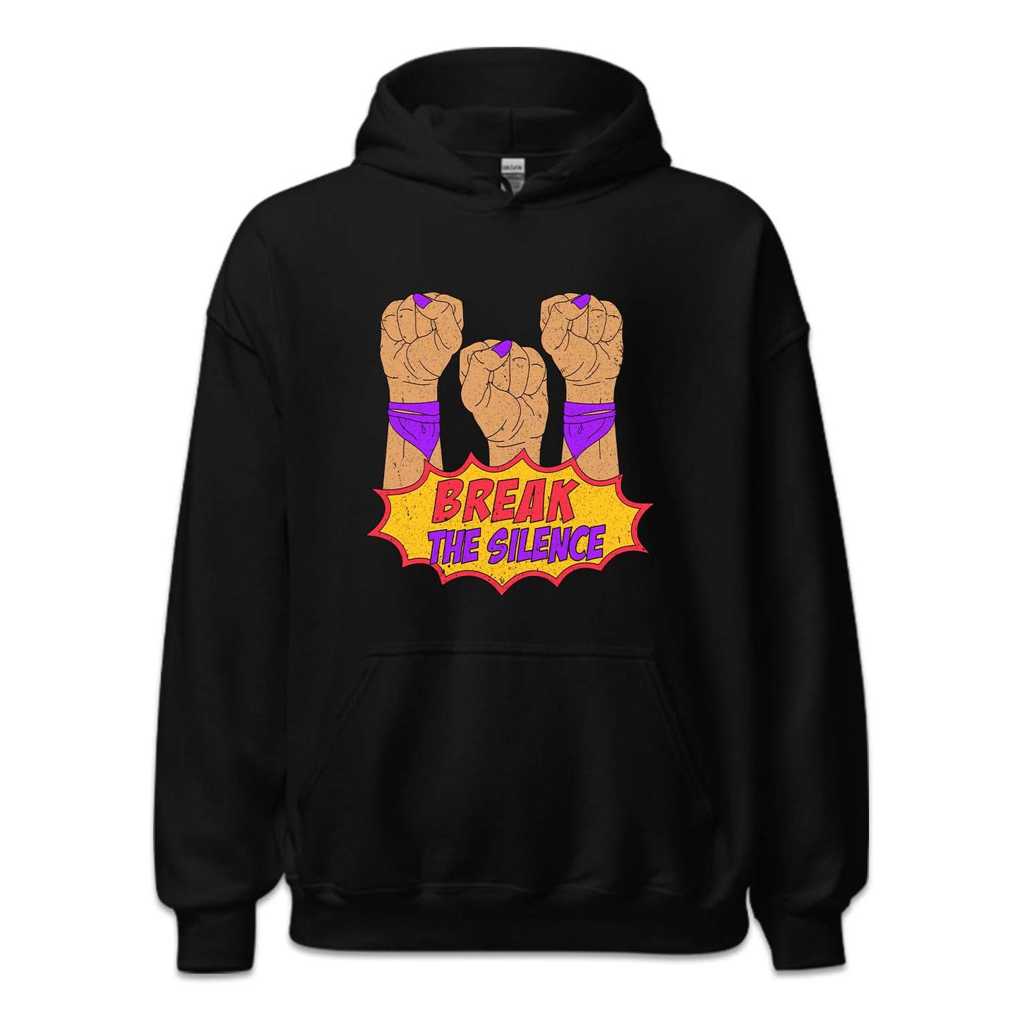 Domestic Violence Awareness Break The Silence Purple Ribbon | PRODUCT CODE: BRKETHSLIC