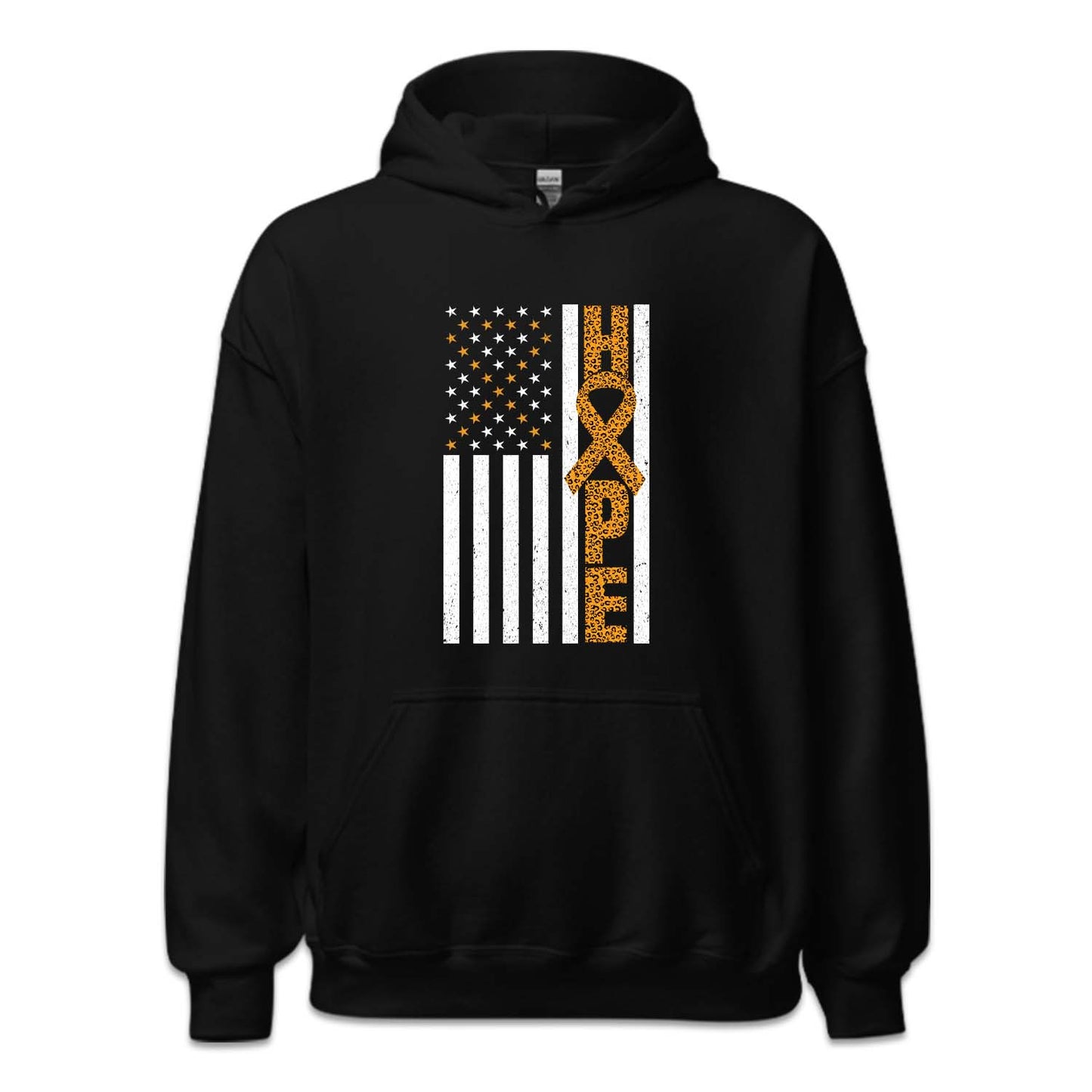 Hope COPD Awareness USA Flag Lung Health Support | PRODUCT CODE: HPAMRCNFLG
