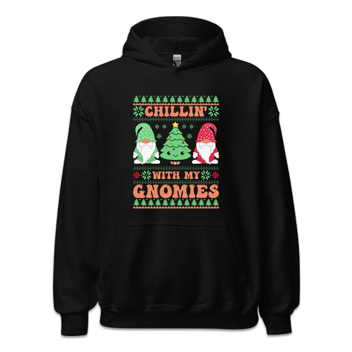 Chillin With My Gnomies Funny Christmas Cute Xmas Gnome | PRODUCT CODE: CLNWTHYMGN