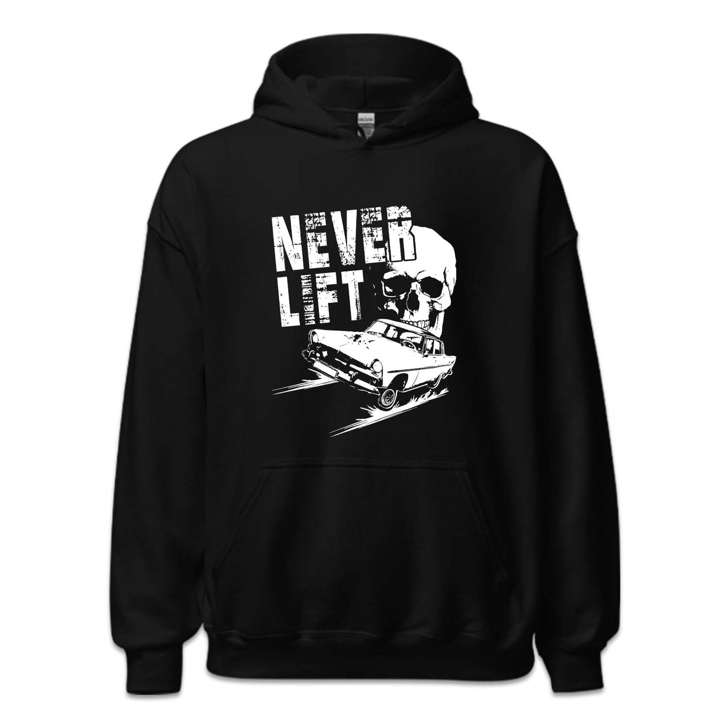 Never Lift Skull Car Enthusiasts Drag Racing | PRODUCT CODE: SKLCRNVRLF