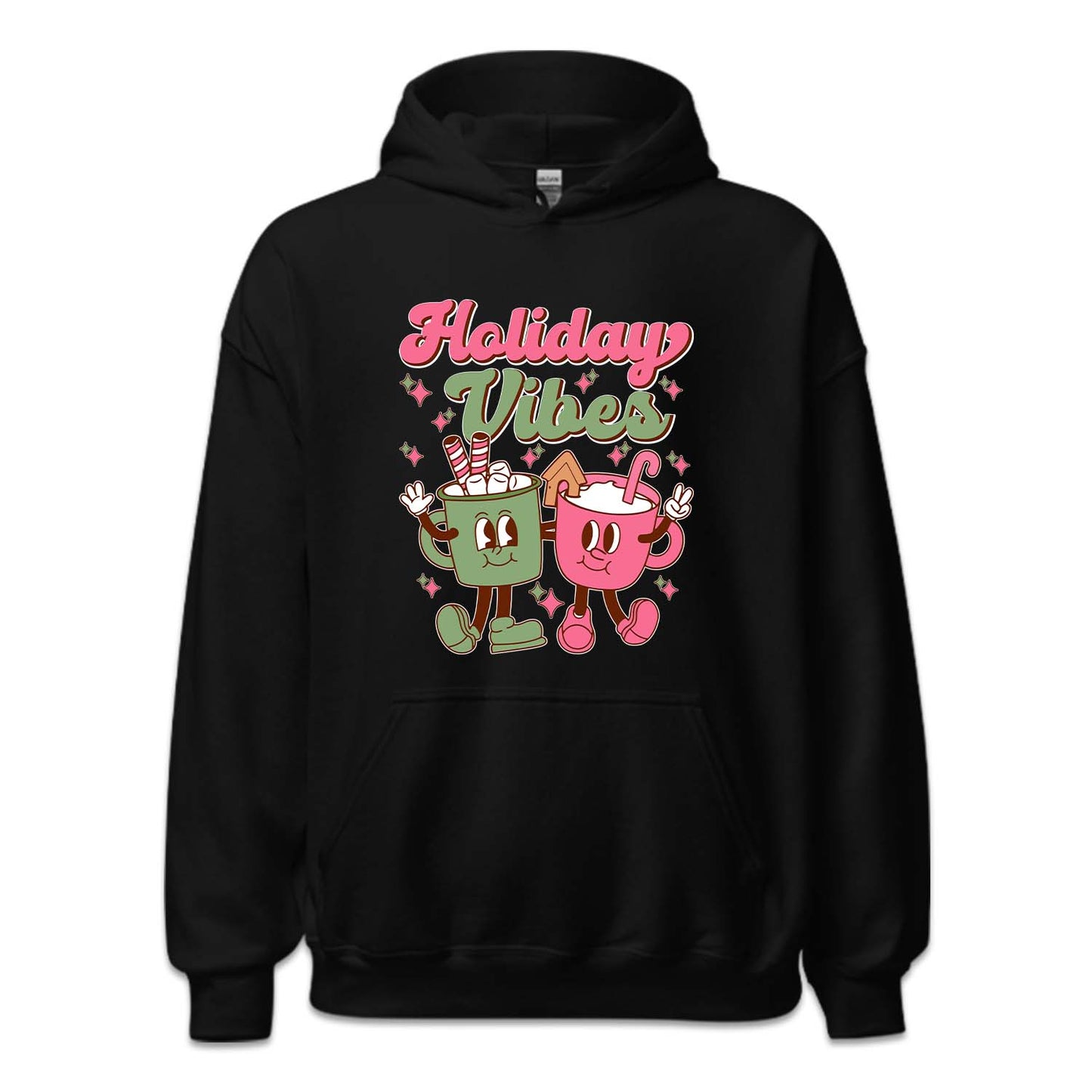 Holiday Vibes Pink Christmas Coffee Mugs Xmas | PRODUCT CODE: HLDVBSPKNCHR