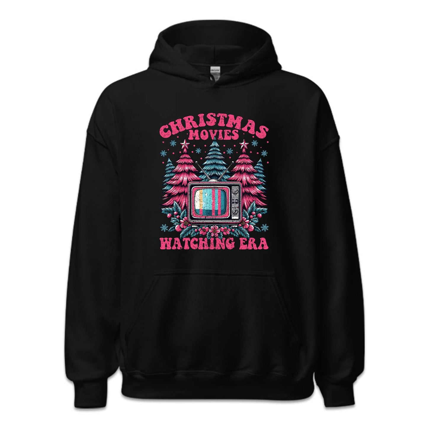 Pink Christmas Movies Watching Era Cozy Xmas Movie Night | PRODUCT CODE: PKCRTMVESWR