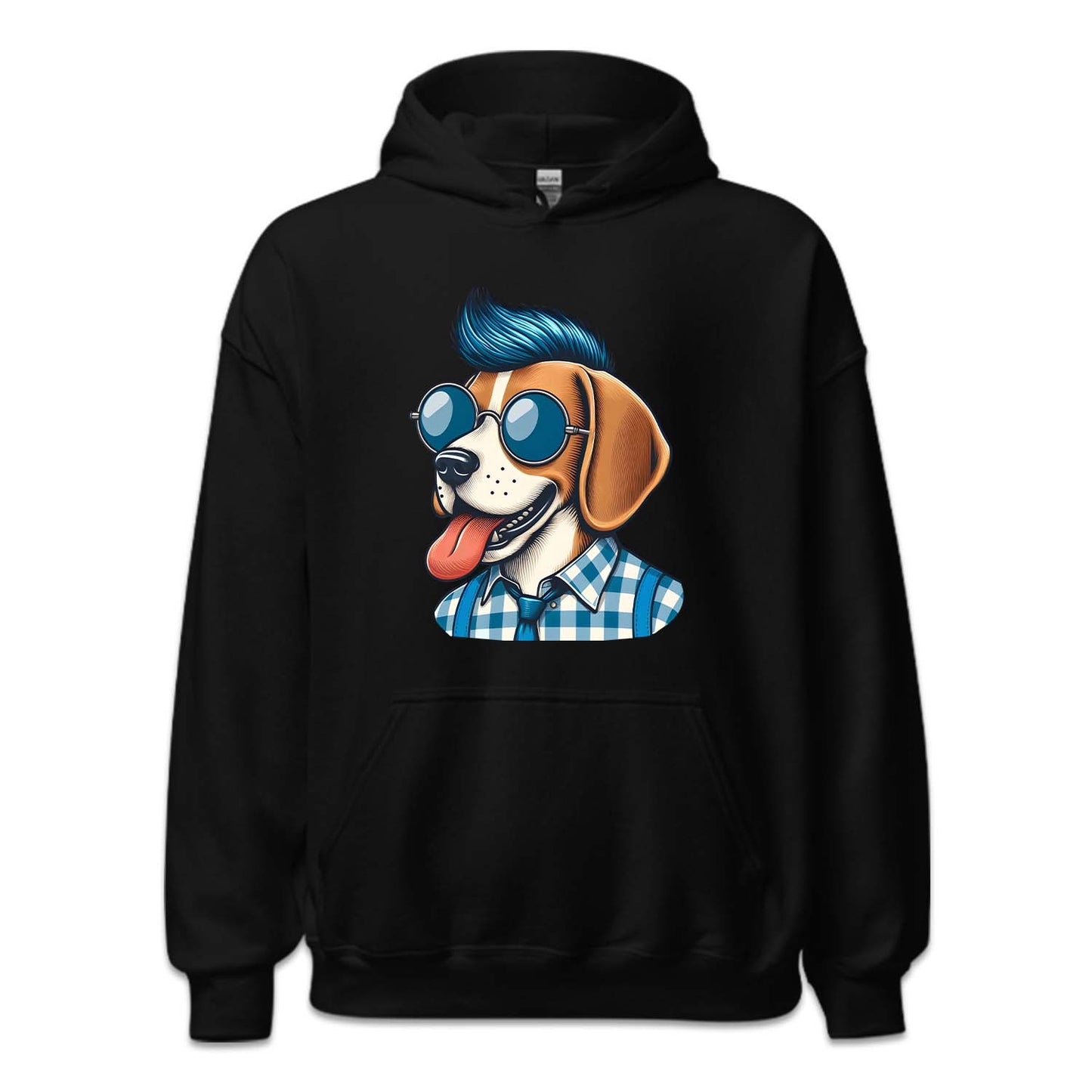 Beagle Punk Dog with Sunglasses Spiked Hair | PRODUCT CODE: BGLEDOPNK