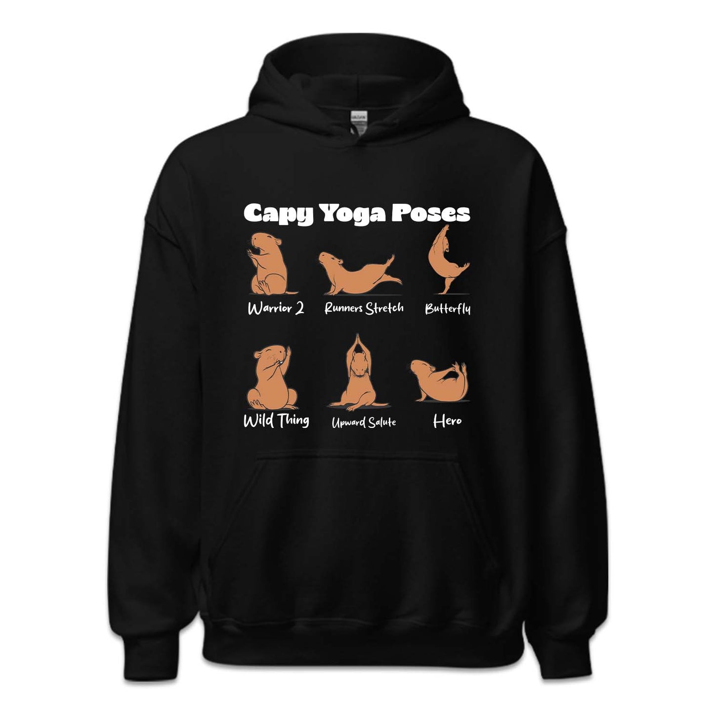 Cute Capybara Yoga Poses | PRODUCT CODE: YGCPYSOBR