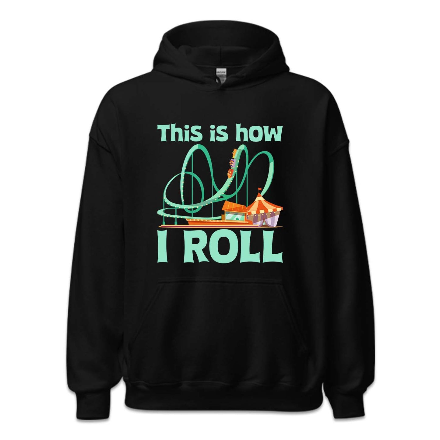 Roller Coaster This Is How I Roll Funny Thrill Seeker Amusement Park Funny Thrill Seeker | PRODUCT CODE: THSRLCTRSA
