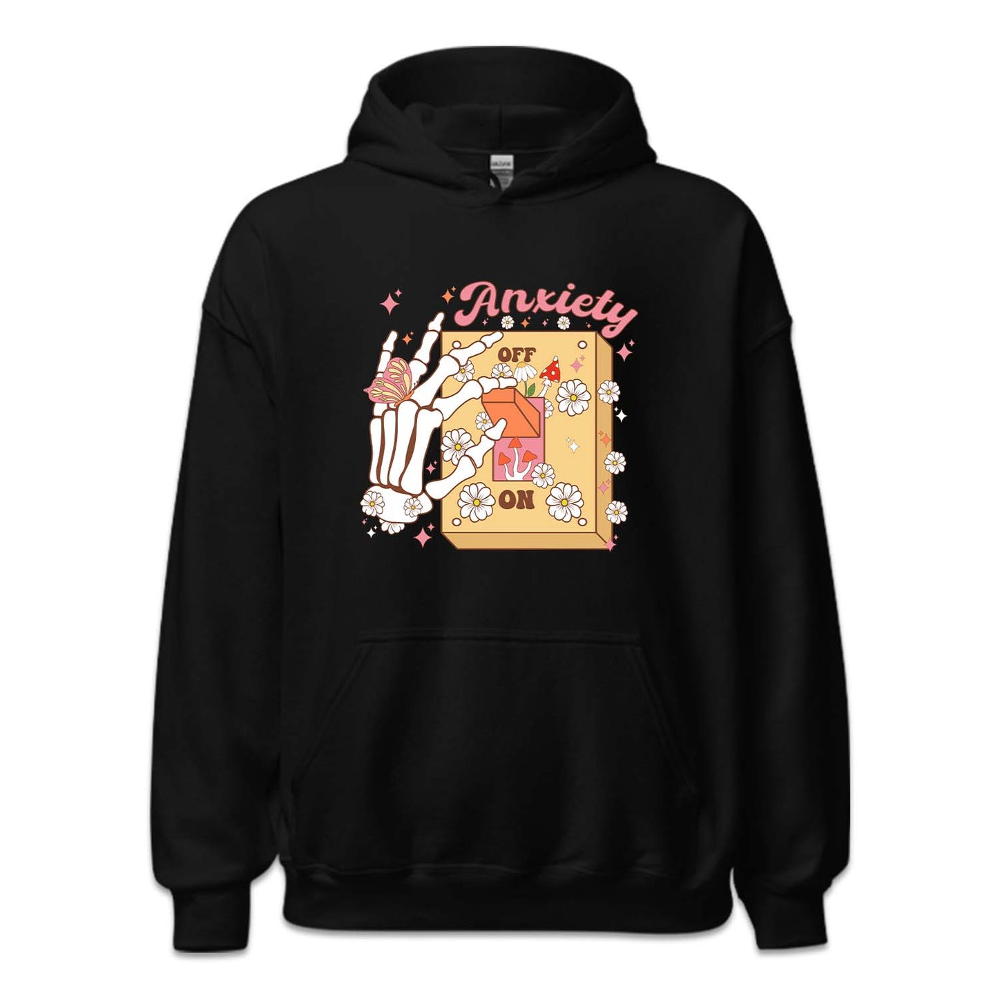 Anxiety On Off Switch Skeleton Hand | PRODUCT CODE: ANXOSKLMH