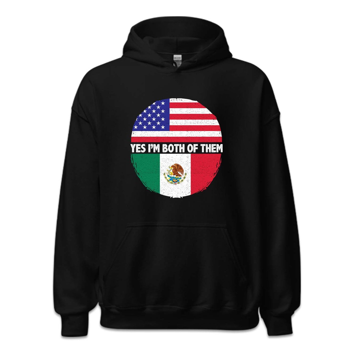 American Flag & Mexico Flag Yes, I'm Both of Them | PRODUCT CODE: YSMBTHAMRO