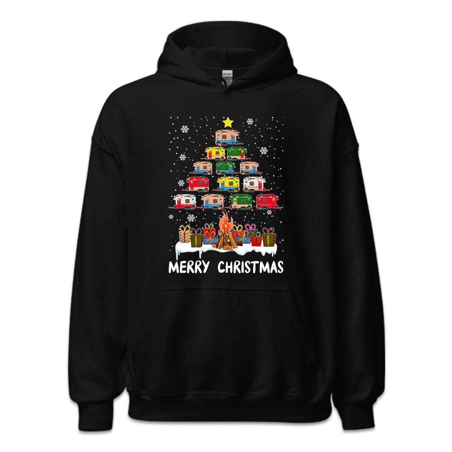 Merry Christmas Camper Tree Holiday RV Camping Festive Xmas | PRODUCT CODE: MRYCHPRERVH