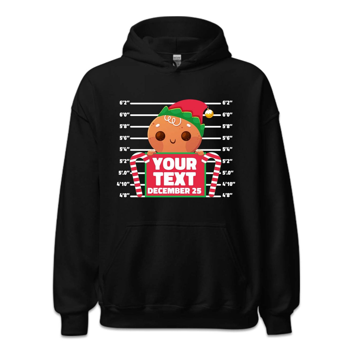 Personalised Christmas Inmate Gingerbread North Pole Correctional Xmas | PRODUCT CODE: PRGNMATGSHC